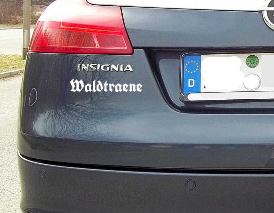 Waldtraene Autoaufkleber