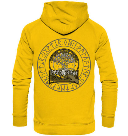 Waldtraene - Ulfhednar Kinder Premium Kapuzenpullover – Bild 8