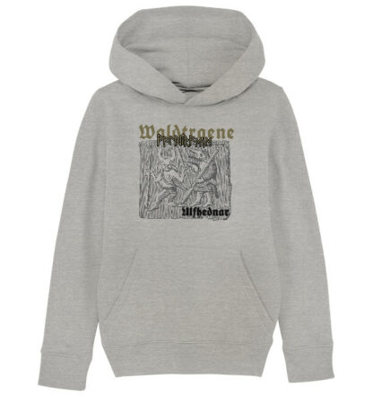 Waldtraene - Ulfhednar Kinder Bio Kapuzenpullover – Bild 5