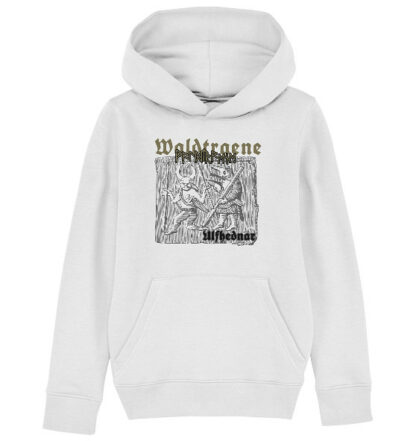 Waldtraene - Ulfhednar Kinder Bio Kapuzenpullover – Bild 7