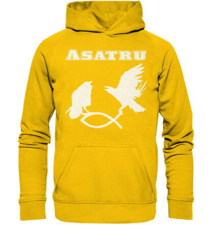 Asatru - Hugin und Munin fangen Christenfisch - Kinder Kapuzenpullover – Bild 9