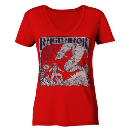 Ragnarok - die letzte Schlacht - Ladies V-Neck Shirt – Bild 4