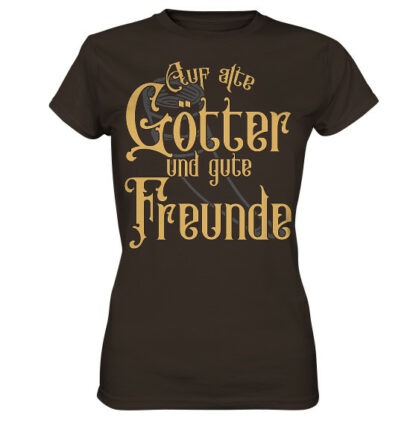 Auf alte Götter und gute Freunde - Ladies Premium Shirt – Bild 2
