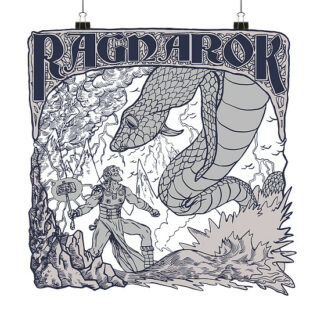 Ragnarok - die letzte Schlacht - Poster 40x40