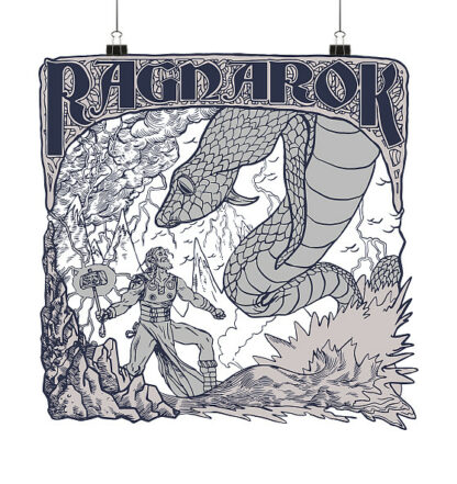 Ragnarok - die letzte Schlacht - Poster 40x40